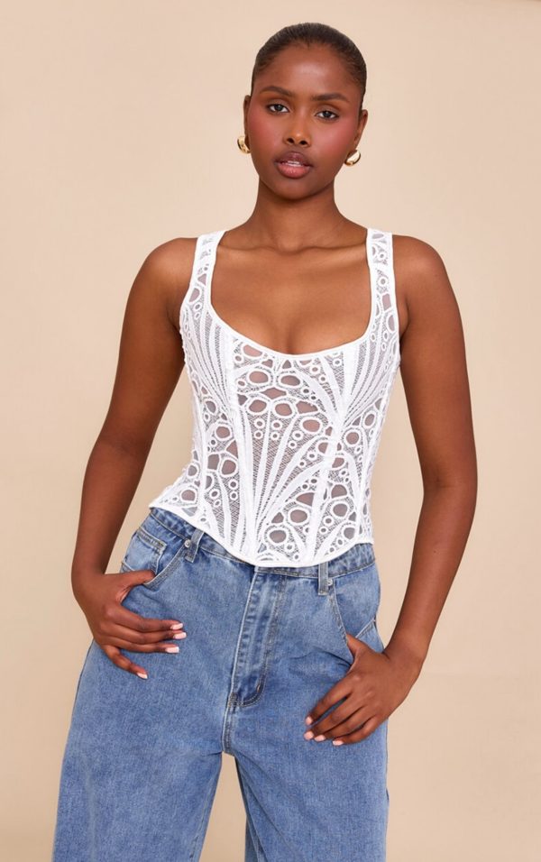 Stylish corset top